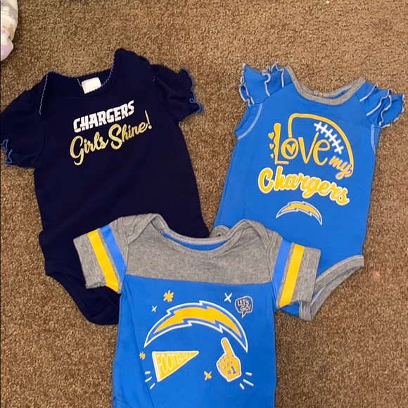 NFL Other - Official licensed Los Angeles Chargers onesies (3)